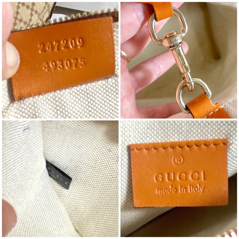 |TRADED| Gucci Diamante Print Shopper Tote & Pouch - Picture 12 of 12
